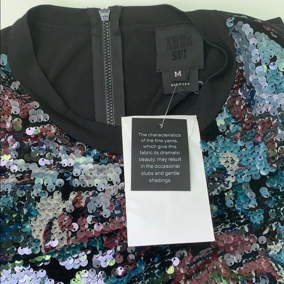 Anna Sui Sequin Shift Dress - Picture 5 of 6